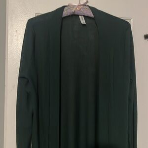 Full-Length Hunter Green Sweater